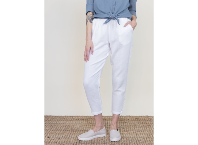 Chelsea Pant White