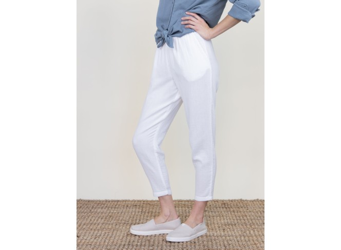 Chelsea Pant White