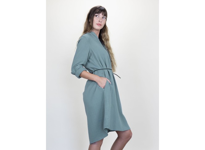 Monet Dress Agave Gauze