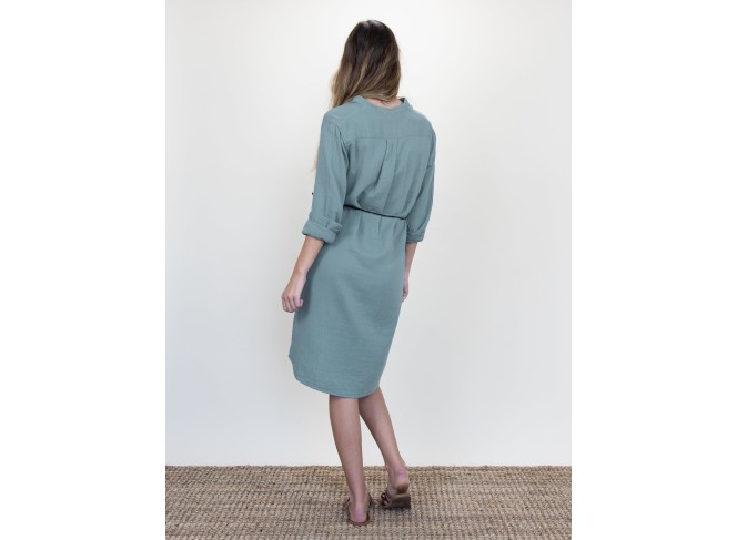 Monet Dress Agave Gauze