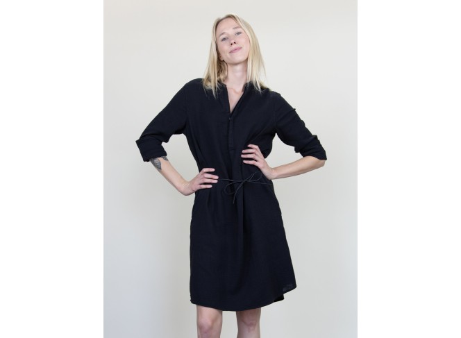 Monet Dress Black Gauze