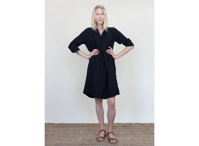 Monet Dress Black Gauze
