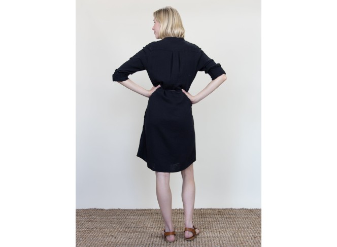 Monet Dress Black Gauze