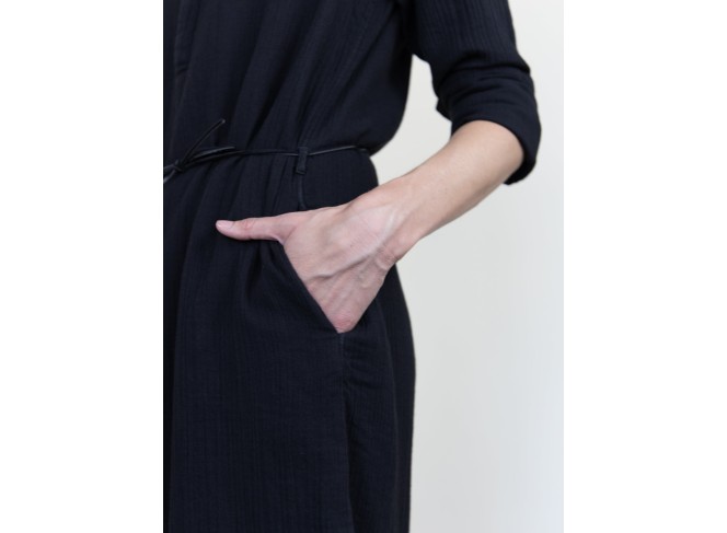 Monet Dress Black Gauze