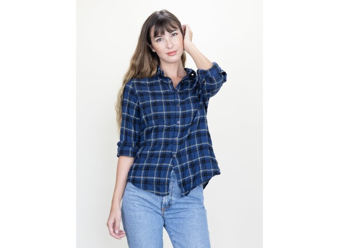 Work Shirt Anchor Plaid Crinkle