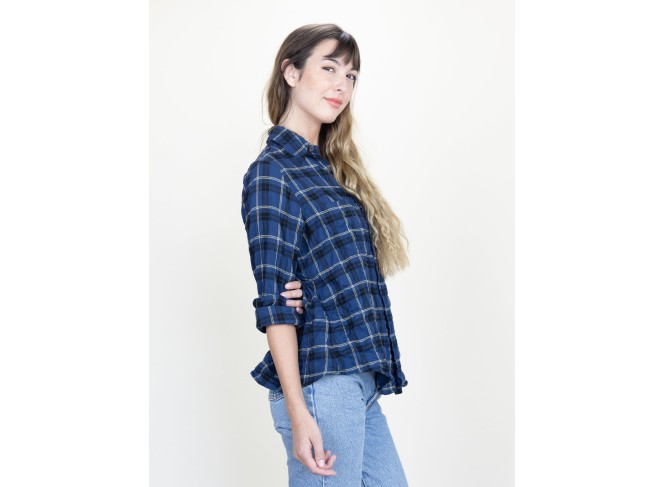 Work Shirt Anchor Plaid Crinkle