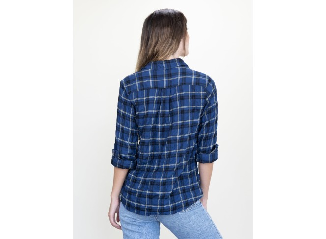 Work Shirt Anchor Plaid Crinkle