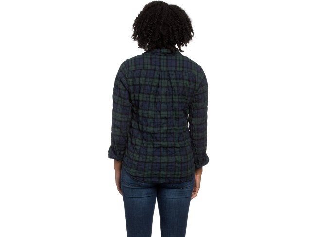 Work Shirt Blackwatch Plaid Crinkle