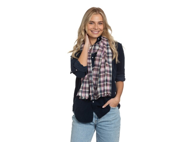 The Alex Lehr Scarf in Bradford Plaid Cotton