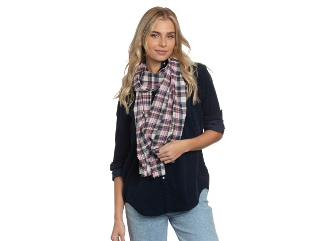 The Alex Lehr Scarf in Bradford Plaid Cotton