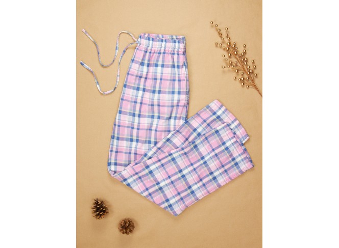 The Pajama Pant Carnation Plaid Cotton