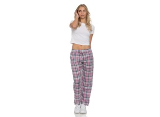 The Pajama Pant Carnation Plaid Cotton