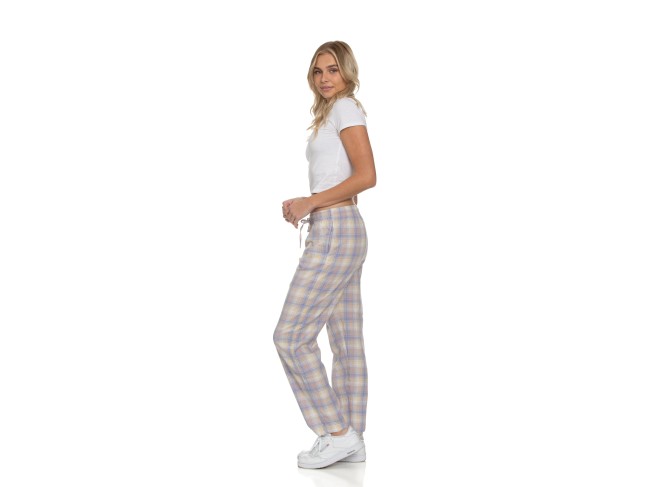 The Pajama Pant Lavender Plaid Cotton