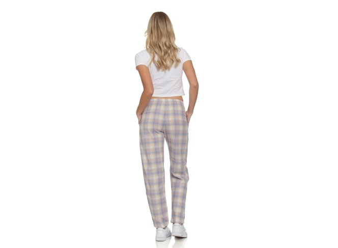 The Pajama Pant Lavender Plaid Cotton