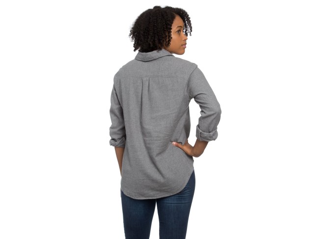 Naomi Shirt Pewter Flannel