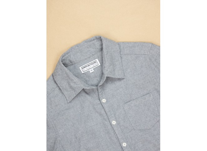 Naomi Shirt Pewter Flannel