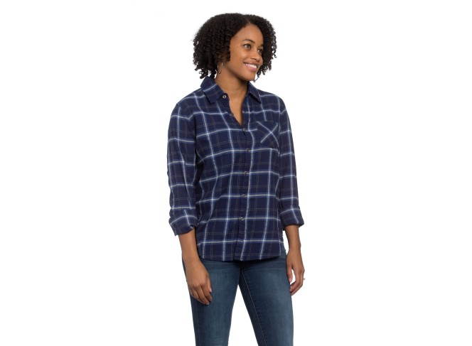 Naomi Shirt Royal Plaid Flannel