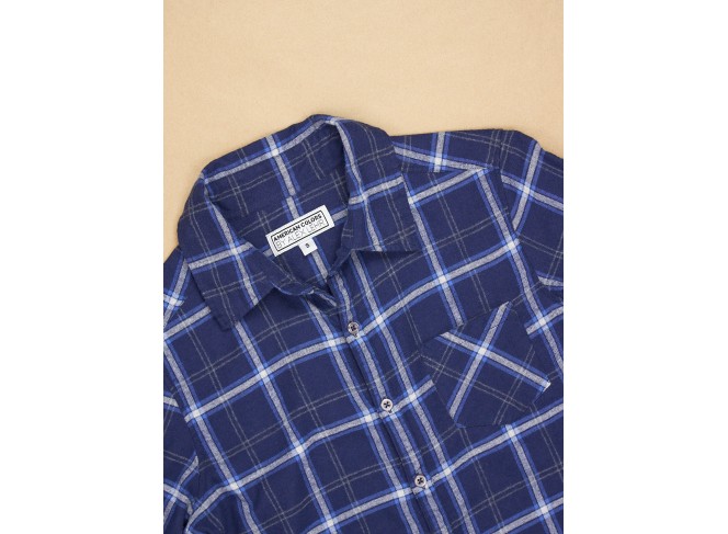Naomi Shirt Royal Plaid Flannel