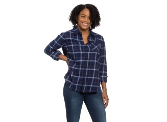 Naomi Shirt Royal Plaid Flannel