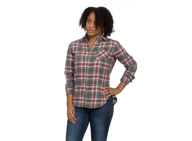 Naomi Shirt Apple Plaid Flannel