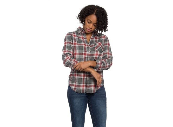 Naomi Shirt Apple Plaid Flannel