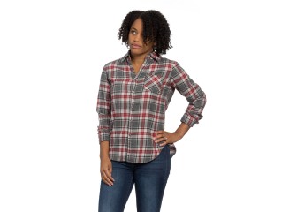 Naomi Shirt Apple Plaid Flannel