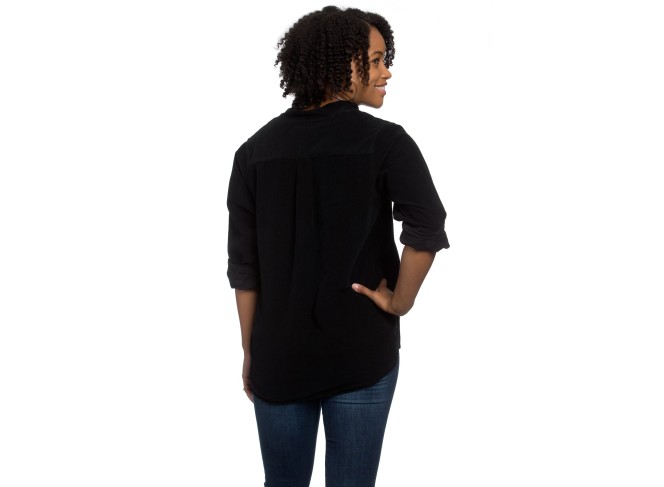 Monet Top Black Corduroy