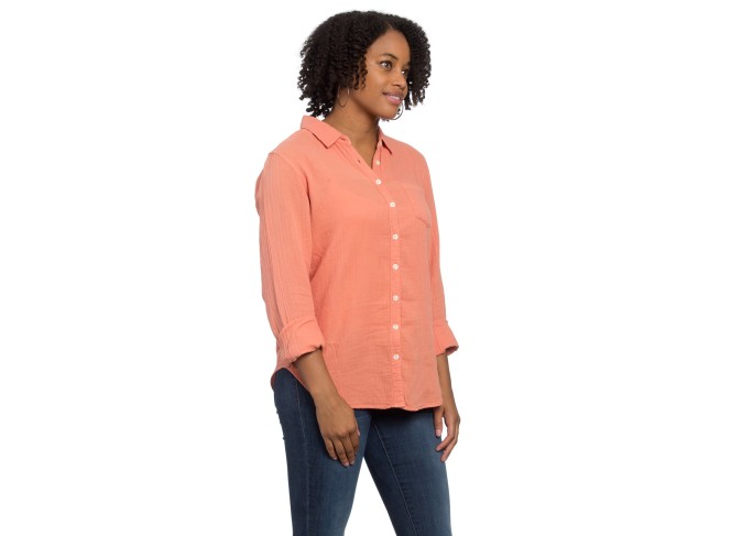 Naomi Shirt Blush Gauze