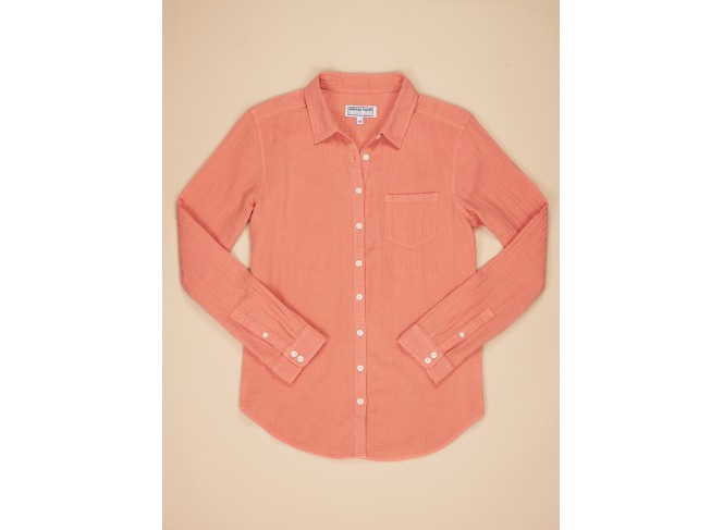 Naomi Shirt Blush Gauze