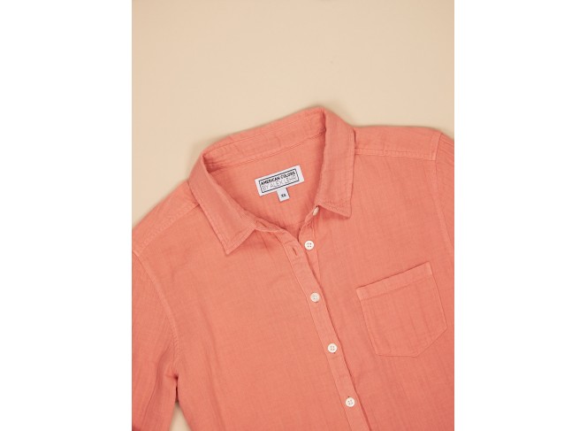 Naomi Shirt Blush Gauze