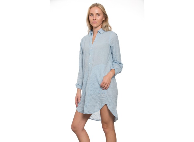 Picasso Dress Heather Ocean Crinkle