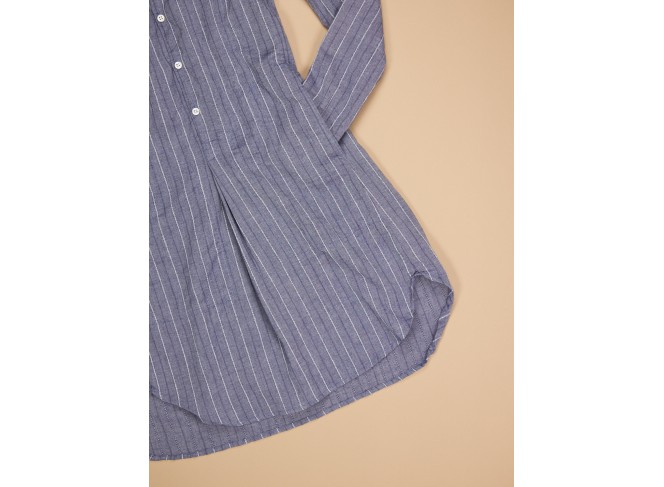 Picasso Dress Navy Dobby