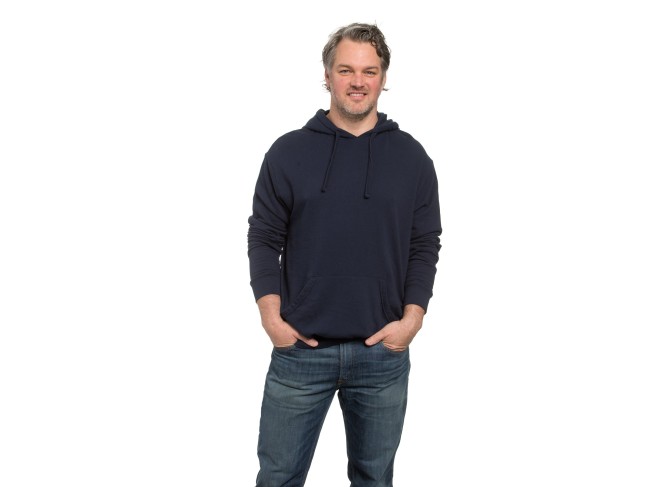 French Terry Hoodie Navy