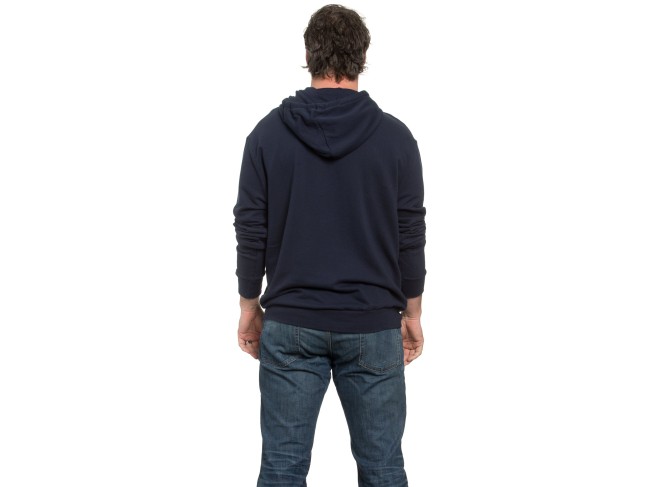 French Terry Hoodie Navy