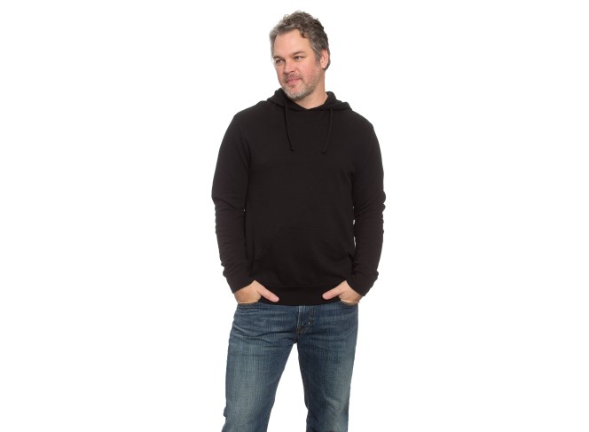 French Terry Hoodie Black