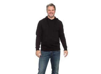 French Terry Hoodie Black