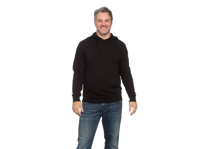 French Terry Hoodie Black