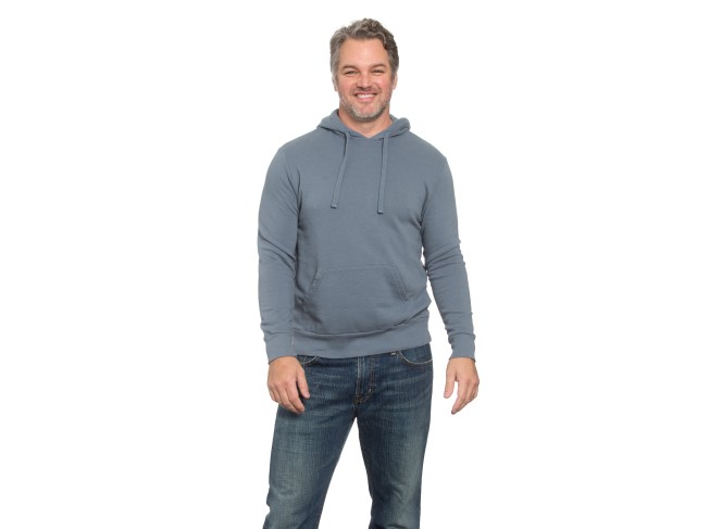 French Terry Hoodie Denim