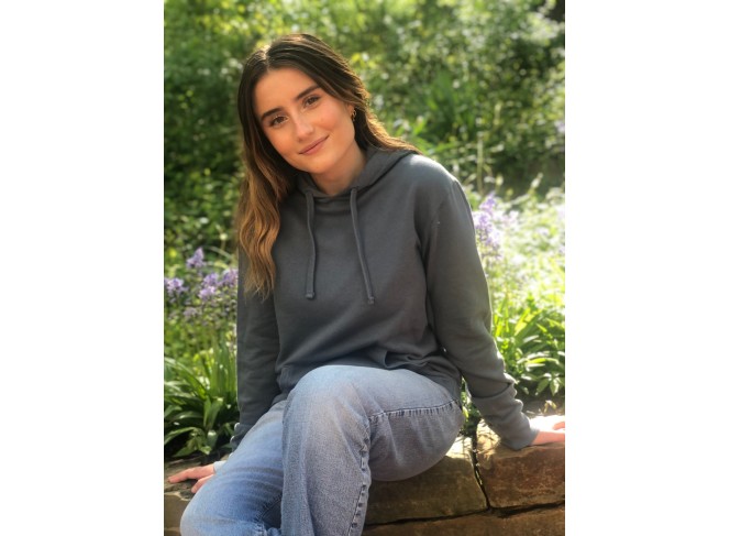 French Terry Hoodie Denim
