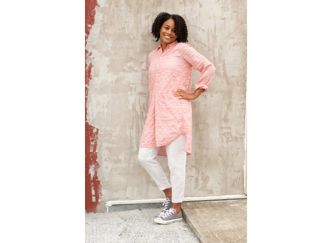Picasso Dress Nantucket Red Crinkle