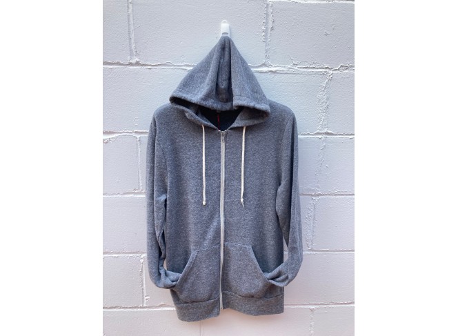Men's Zip Hoodie Charcoal