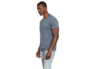 Raw Edge Tee in Blue