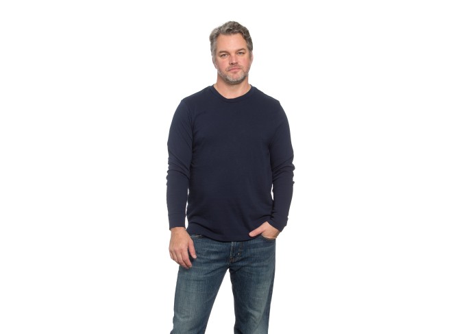 Men's Long Sleeve Tee Navy