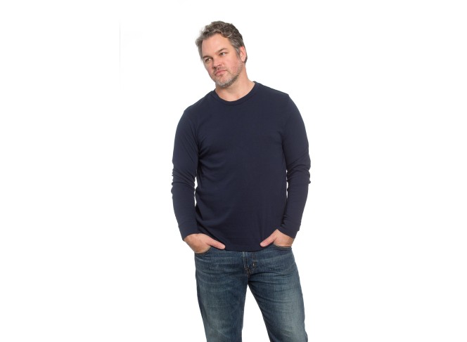 Men's Long Sleeve Tee Navy