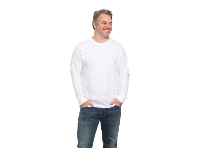 Men's Long Sleeve Tee White