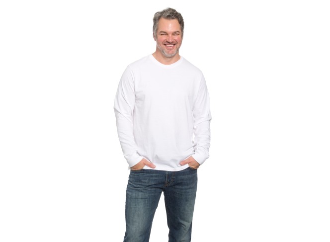 Men's Long Sleeve Tee White