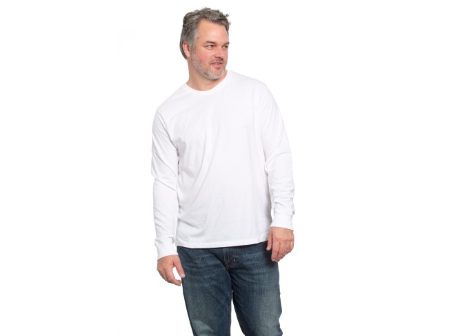 Men's Long Sleeve Tee White