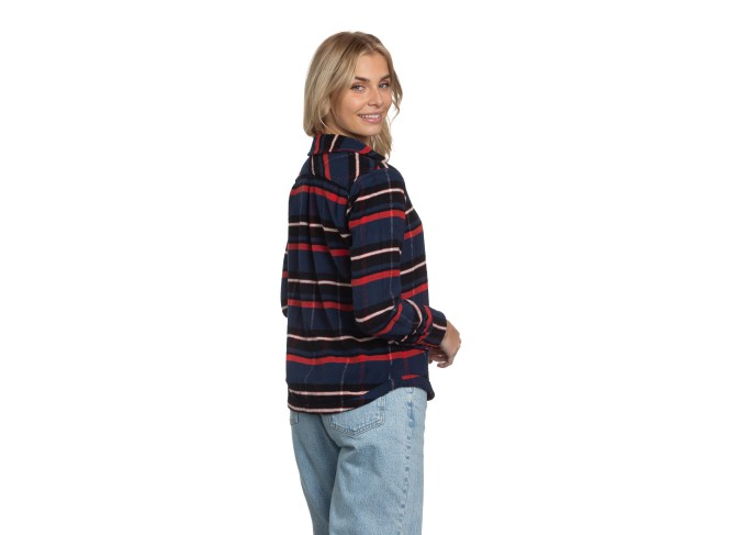 Reversible Flannel Shirt in Azure