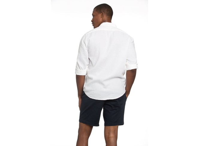 Men's Gauze White Shirt