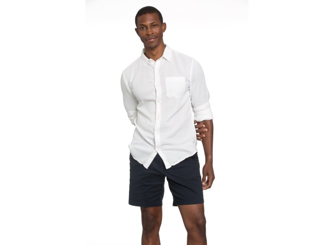 Men's Gauze White Shirt